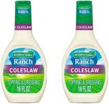 Hidden Valley Gluten Free Coleslaw Dressing & Topping, 16 Fl Oz, Pack of 2, Bundled With V2U Utensil Set