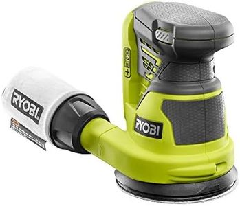 Ryobi P411 One+ 18 Volt 5 Inch Cordless Battery Operated Random Orbit Power Sander (Battery Not Included/Power Tool Only)