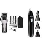 Wahl Rapid Clip Hair Clipper, Hair Clippers for Men, Rechargeable, Lithium-Ion Clipper, Men's Head Shaver & Nose Hair Trimmer, Ear Hair Trimmer, Eyebrow Trimmer