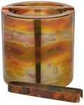 BarCraft Stainless Steel Ice Bucket with Lid and Tongs, 1.5 Litres (2.5 Pints), Copper Finish