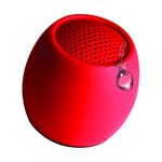 Boompods Zero Mini Portable Bluetooth Speaker - Wireless Speakers, IPX6 Waterproof, 5 Hr Playtime, Small Outdoor Speaker with Microphone & Dual Pairing Option, for Shower, Travel, & iPhone, Red