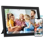 UK Technology Wi-Fi Digital Photo Frame, 80,000 Photos Stored, The Best Digital Frame For Gifting, Frameo Digital Picture Frame, Frameo Digital Photo Frame 10.1 Inch, 1280x800 Touchscreen, Auto-Rotate