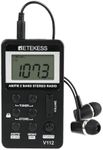 Retekess V112 AM FM Pocket Radio, D