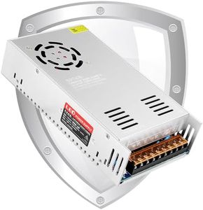 inShareplus 24V 25A 600W LED Power Supply, 100-240V AC to DC 24 Volt Universal Regulated Switching LED Driver, Transformer, Adapter for LED Strip Light, CCTV, Computer Project, 3D Printer etc