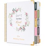 Wedding Planner book and organizer for Bride, Wedding Planning Book and Organizer with Wedding Countdown Calendar (Gold)