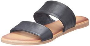 Aldo Women's Eowydia Black Leather Fashion Slippers-2 UK (35 EU) (5 US) (EOWYDIA001)