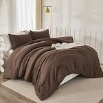 Litanika Brown Comforter Set Full S