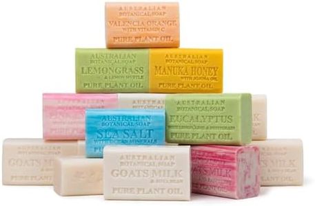 Australian Botanical Soap, Goat Milk Soap & Soya + Variety Pack, 16-Bar Set