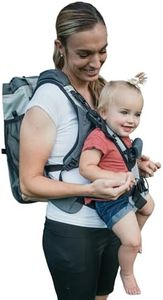 Hatcher Packs 2 in 1 Diaper Bag, Backpack & Baby Carrier, Hiking Backpack Multifunction Travel Bag, Laptop Backpack, Maternity Baby Bag, 40L Capacity, Waterproof and Stylish, Koala Grey