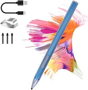 Stylus Pen for HP Envy X360 Pavilion X360 Specter X360 Spectre X2 Envy X2 Rechargeable MPP 2.0 Tilt Active Pen with 4096 Pressure Sensitivity, Palm Rejection, Magnetic Attachment Function, Blue