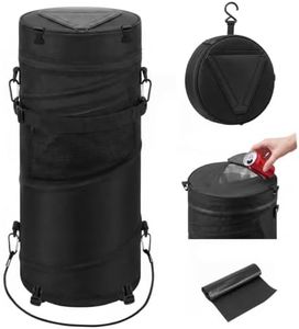 Lysam Boat Trash Can, Self-Standing for Pontoons, Collapsible and Leakproof