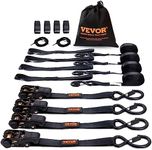 VEVOR Ratchet Tie Down Straps (4PK)