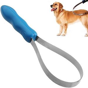 EiEiFiFi Dog Deshedding Loop Brush Dog Shedding Blade Horse Shedding Grooming Tool Double-Sided Shedding Blade for Dog and Cat
