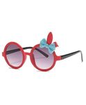 SYGA Polarized Kids Goggles, Modern Stylish Eyewears For Boy's And Girls, Ear Tie Style, Suitable Age 3 To 8 Years (Red)