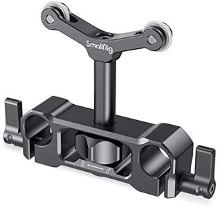 SMALLRIG Universal 15mm LWS Rod Mount Lens Support Bracket Height Adjustable for DSLR Camera Shoulder Rig - 2727