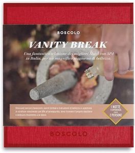 Boscolo Gift Vanity Break - Cofanetti Viaggio Regalo 2 Persone, Idee Regalo Donna e Uomo Compleanno, 1 Notte in Hotel con Spa o Centro Benessere + Colazione Inclusa, Regali di Coppia, Valido 1 Anno