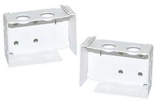 Box Mounting Bracket for Low Profile Blinds 2inch White Color Window Blinds Headrail Bracket