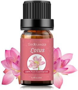 Sedbuwza Lotus Essential Oil, 100% Pure Organic Lotus Aromatherapy Gift Oil for Diffuser, Humidifier, Soap, Candle, Perfume