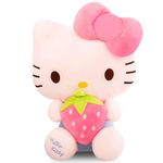 HelloKitty Plush Toy, KT Cat Plushies Cartoon Plush Doll Soft Stuffed Plushies Toy Anime Figure Stuffed Dolls Gifts for Boy Girls Kids (30 CM)