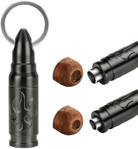 LIHTUN Portable Cigar Punch Cutter - Twist-Out Cigar Punch with 2 Sizes, Clockwise Switch Between Large and Small Punch Holes, Precision Cutting for Various Cigars (Gunmetal)