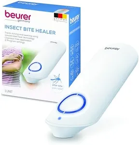 Beurer BR60 Insect Sting and Bite Relief, Bug Bite Healer for Chemical-Free Treatment of Insect Bites and Stings, Provides Natural Relief from Itching and Swelling, for Mosquito Bites