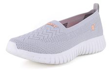 Sparx Womens SL 221 | Enhanced Durability & Soft Cushion | Grey Walking Shoe - 8 UK (SL 221)