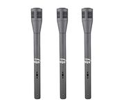WON Reporter/Journalist/Interview/News/Reporting Microphone Mic for Mobile 3.5mm Plug WN-886 (Pack of 3)