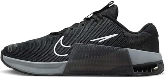 Nike Men's Metcon 9 Trainers, Black White Anthracite Smoke Grey, 9.5 US