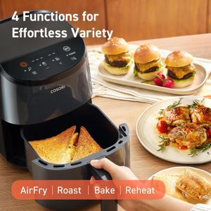COSORI 2L Air Fryer – Compact Black Healthy Cooker