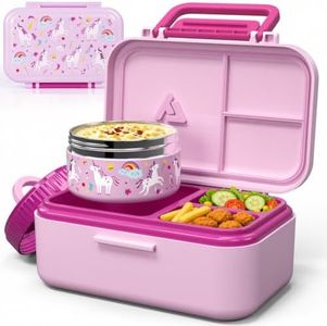 Sxueg Bento Lunch Box 1283ML/ 43 oz with 391 ML/ 13 oz Food Jar, Ice Pack