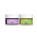 Conscious Chemist® Berry Bright Pore Refining With Niacinamide Brightening Face Mask & Exfoliating Face Mask For Oily Acne Prone Skin with Salicylic, Glycolic Acid & Saffron Petals | Pack Of 2