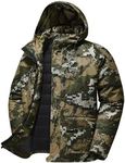 BASSDASH Walker Men’s Insulated Waterproof Fishing Hunting Jackets Silent Breathable Lightweight Winter Coat for Cold Weather