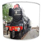 Steam Engine Trains Locomotive Lampshade for A Table Lamp in 3 Sizes - Free Personalisation