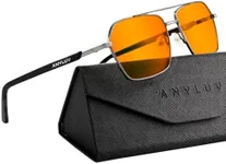 ANYLUV Blue-Light-Glasses Men Blue-Light Blocking-Glasses: Mens Gaming Glasses Computer Screen Blocker Filter Orange Lens