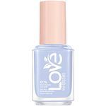 essie plant-based vegan nail polish, creamy finish, 8-free, putting myself first, blue, 13.5ml