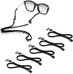 Glasses Strap, 6 Pcs Adjustable Sunglasses Strap for Men Women, Anti-Slip Eyeglass Strap for Most Sunglasses, Eyeglasses