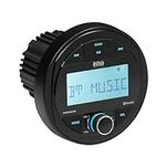 BOSS Audio Systems MGR300B Marine Boat Stereo Gauge Receiver - Bluetooth, No CD DVD Player, AM/FM Radio, IPX5 Weatherproof, USB, MP3
