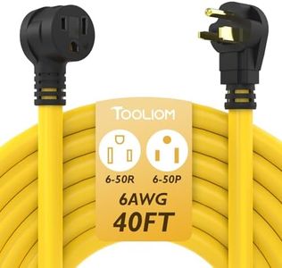 TOOLIOM 40FT 6AWG Welder Extension Cord, 6-50P to 6-50R