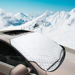 SC Products Car Windscreen Cover for Winter | Ultra Thick Windscreen Covers Frost Cover for Car | Waterproof Car Windshield Cover for Ice and Snow | Frost Guard Winter Windshield Cover