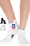 Mojo Athletic Compression Socks Ankle Length - Medium Support 15-20mmHg-White, 2X-Large