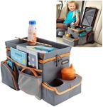 High Road CarHop Back Seat Organizer with Insulated Cooler, Gray