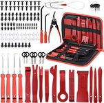 139pcs Car Trim Removal Tool with Car Retainer Clips Auto Door Panel Removal Tool Set with Clip Plier Set and Fastener Remover (139 pcs)