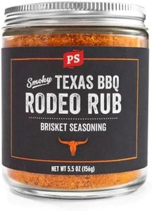 PS Seasoning Rodeo Rub Texas-Style Brisket - Texas BBQ Flavor Rub Seasoning, Dry Meat Rub for Steaks, Pork, Chicken, Beef - Use for Grilling, Smoking or Baking