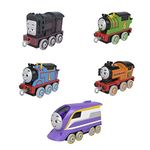 Thomas & Friends Diecast Toy Trains Adventures Engine Pack, 5 Push-Along Engines for Preschool Kids Ages 3+ Years, HBY23