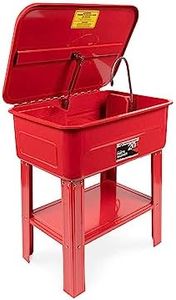 AFF Automotive Parts Washer with Electric Pump with Parts Basket, 20 Gallon Capacity, 30" L x 20-1/2"W x 36-1/2"H, 31200B