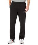 PUMA Men's Essentials Fleece Sweatpants, Cotton Black, Medium