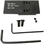 Ade Advanced Optics Optic Mount Plate for Ruger SR9, SR9c, SR40, SR40c, and SR45 Pistols