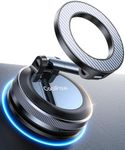 Coolpow for Magsafe Car Mount Vacuum Magnetic Phone Holder for Car【Extremely Stable】 Suction Cup Phone Mount for Shower Mirror Window Vehicle Mount for iPhone17 16 15 14 13 GPS Navigation Dark Black