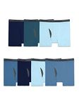 Fruit of the Loom Men's Coolzone Boxer Briefs, Moisture Wicking & Breathable, Assorted Color Multipacks, Big Man - 7 Pack - Assorted Blue, XX-Large