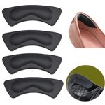 6 Pairs(12Pieces) Anti-Slip Heel Grips, Thick Liners & Fillers for Half-Size Too Big or Loose Shoes, Heel Cushion Inserts, Heel Pads to Prevent Heel Slipping Out, Rubbing and Blisters